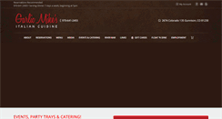 Desktop Screenshot of garlicmikes.com